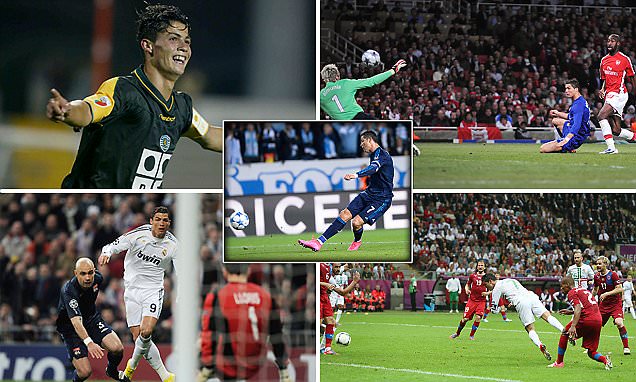 Ronaldo Cetak 500 Gol, Ini Foto-foto Perjalanan Kariernya